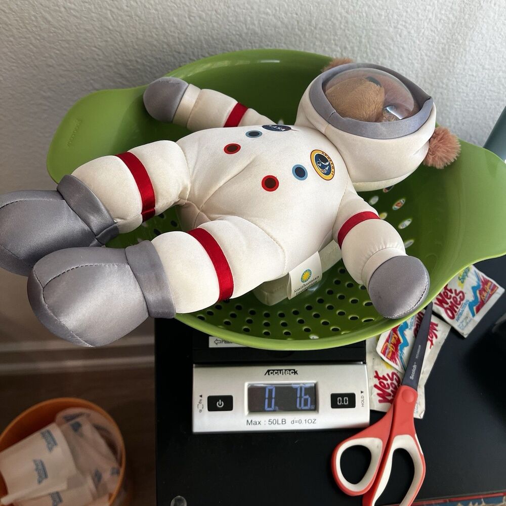 Smithsonian Institution NASA Apollo 14 Astronaut Teddy Bear 14" Stuffed Plush - Picture 7 of 8
